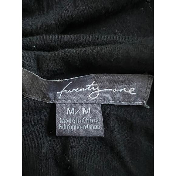 Y2K Twenty One Black Mini Clubbing Dress With Gold Sequins Size M - Picture 3 of 5